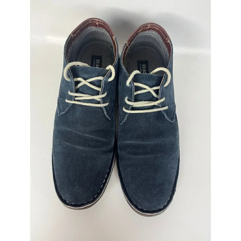 Kenneth Cole Shoes boots Mens 8.5 M Blue Suede Desert Sun Chukkas Hipster‎
